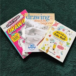 Set of 3 Drawing Guide Books